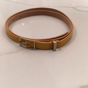 NWOT JCREW Yellow Patent Leather Belt